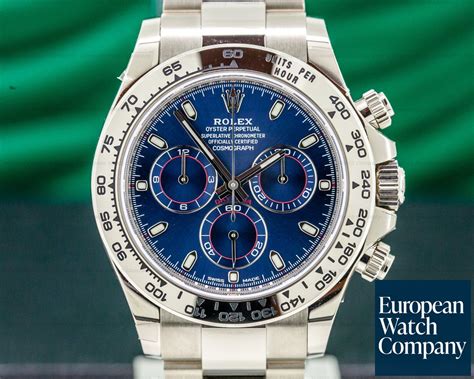 rolex cosmograph daytona blue dial|Rolex daytona blue dial price.